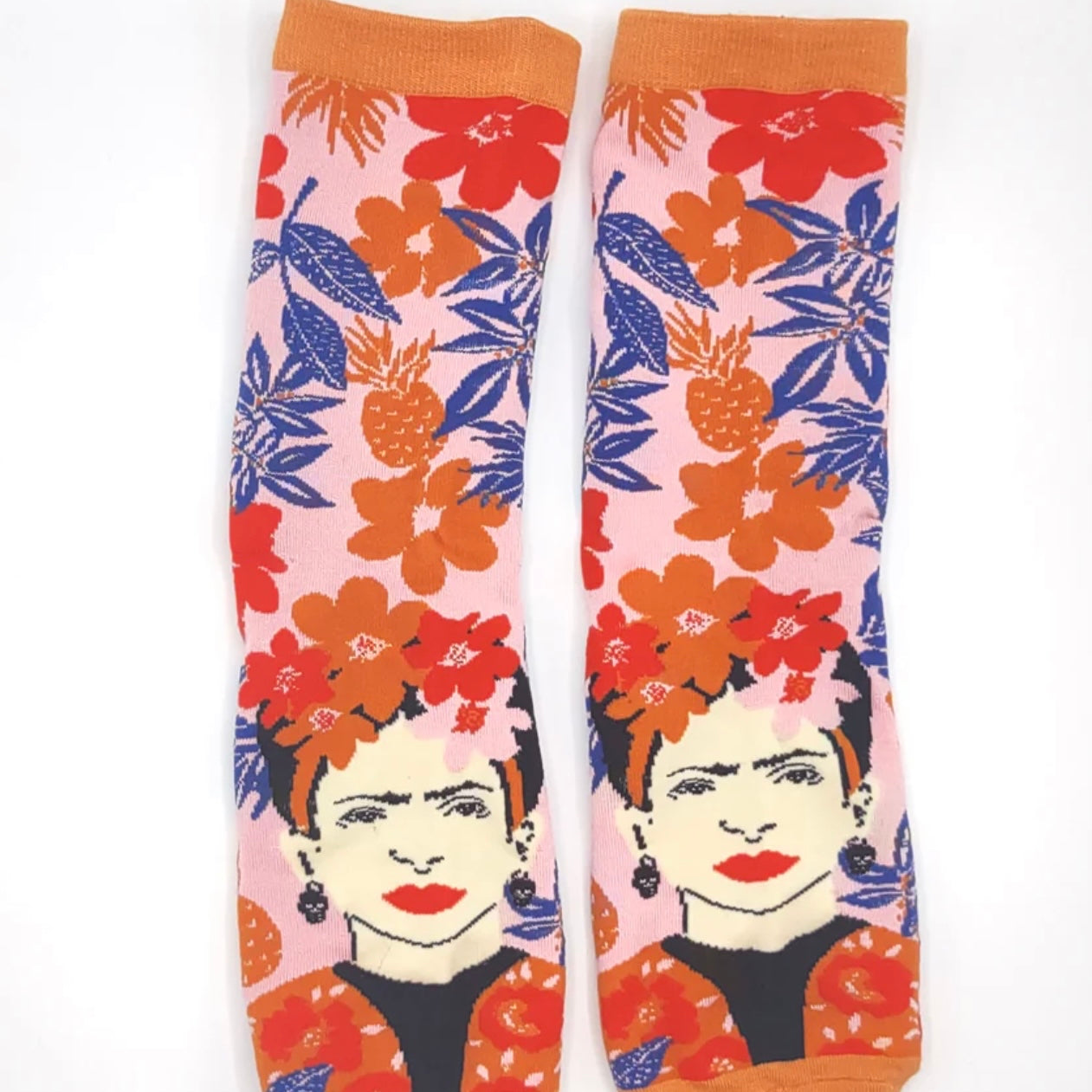 Frida Khalo Fruit Socks