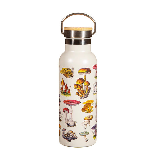 Vintage Mushroom Metal Water Bottle