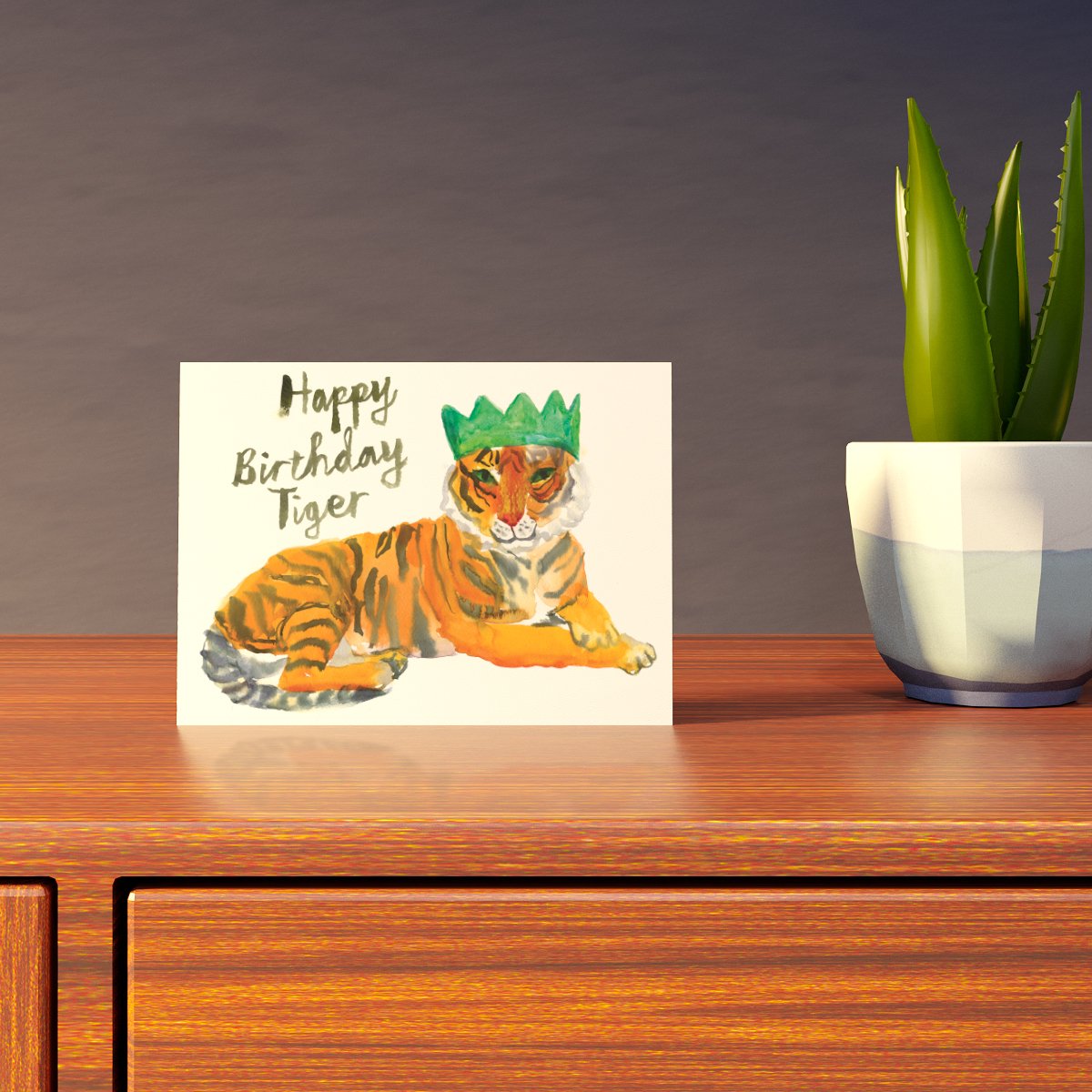 Happy Birthday Tiger Card