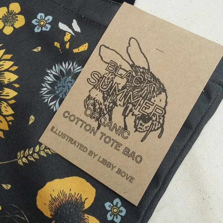 Black Goats Tote Bags