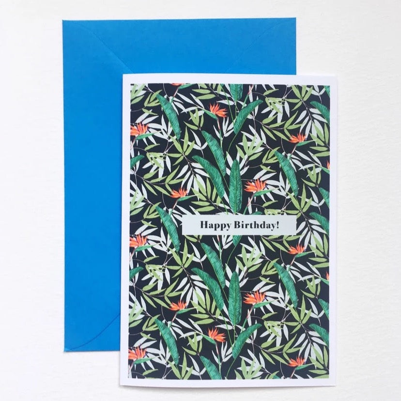 Bird of Paradise Card