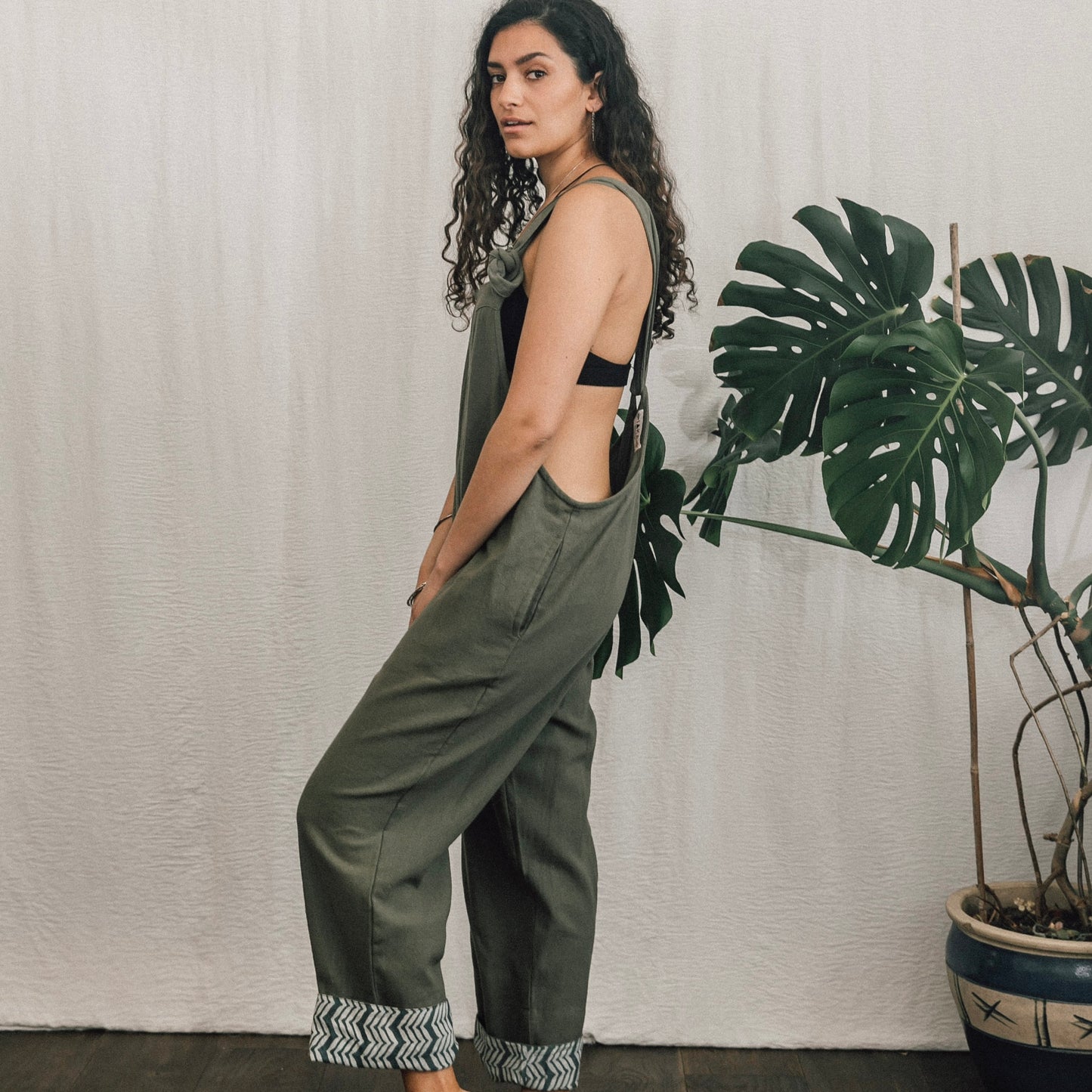 Raw Cotton Dungarees