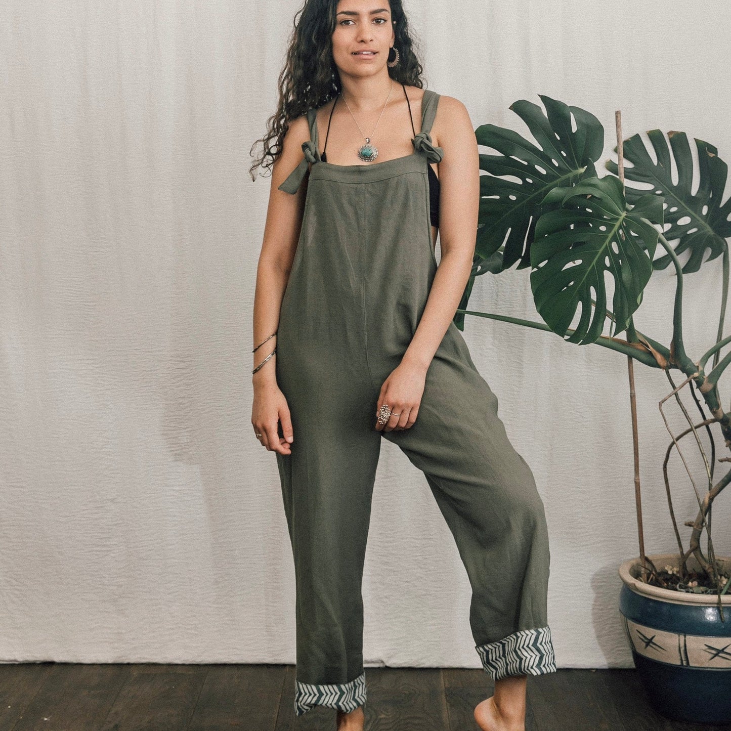 Raw Cotton Dungarees