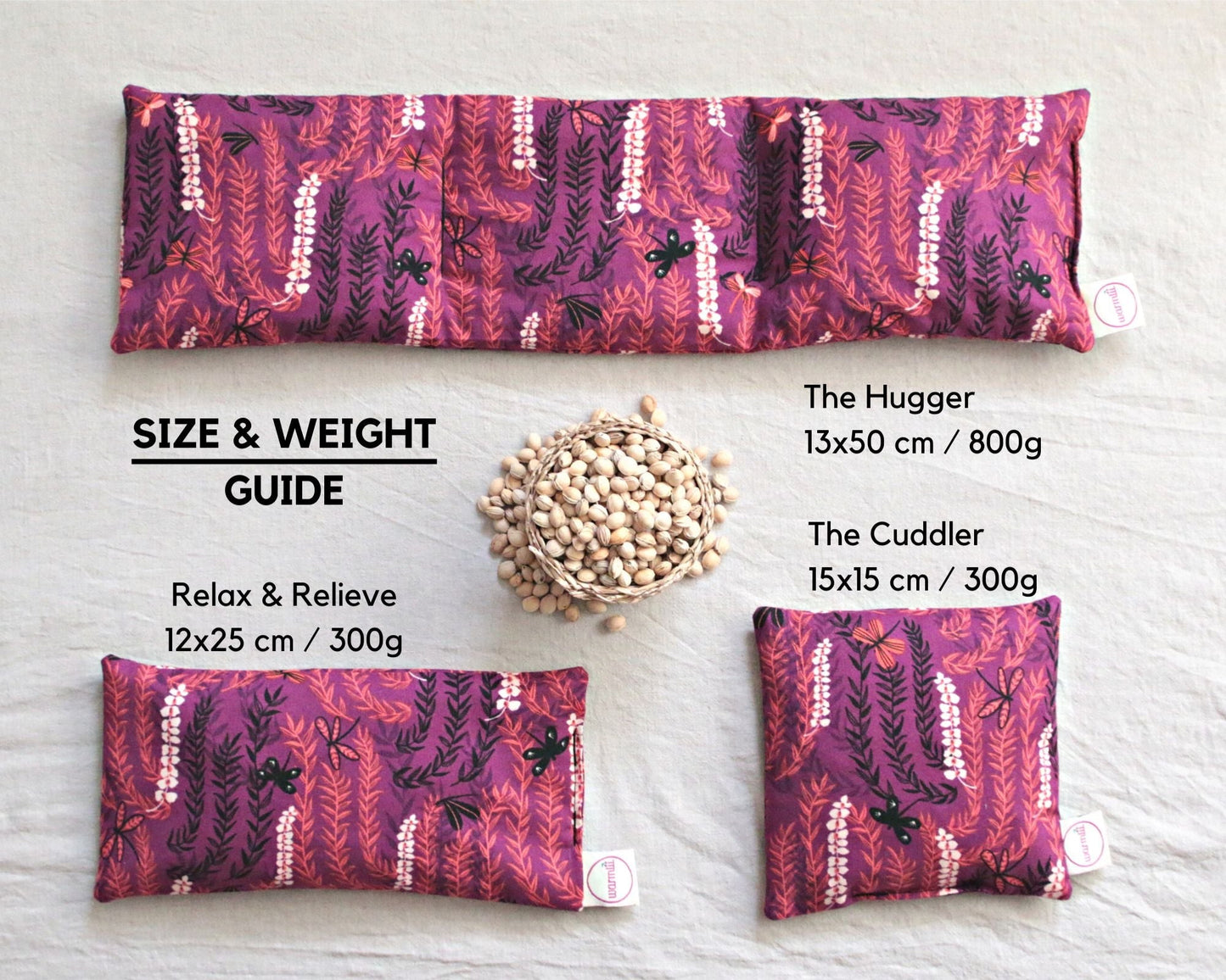 Cherry Stone Pillow Hugger