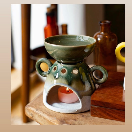 Mojave Glaze Green oil burner