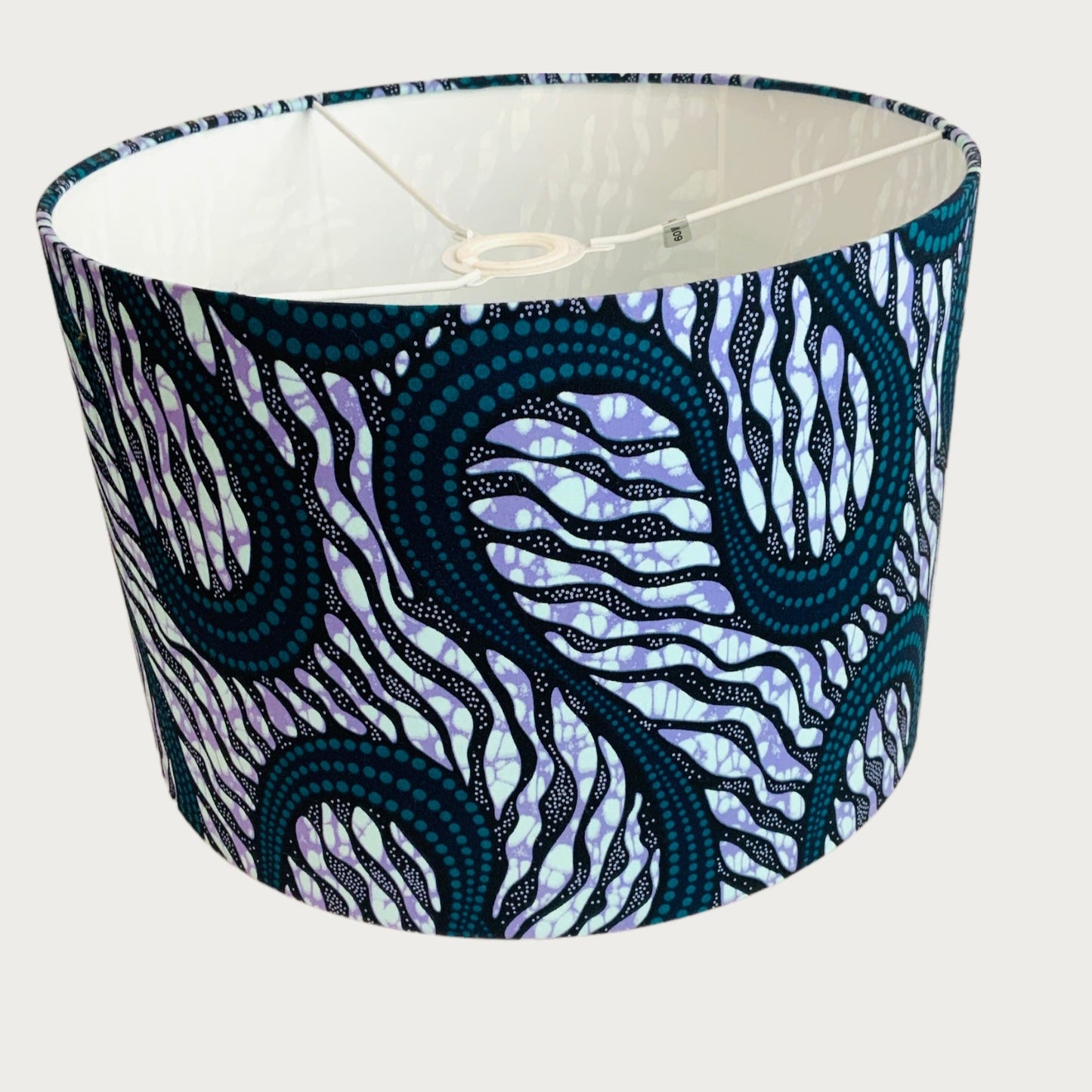 Lampshade 35cm blue and lilac