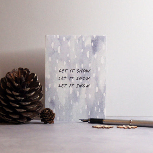 Let it Snow Christmas Card